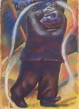 Dream catcher by Peter Howson, Pastel, sold Mar 2024