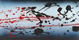 Takanawa (hiroshige series 15) by Denis Bowen, 1997, Mixed media on panel, sold Mar 2024
