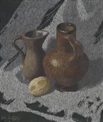 Untitled by John Armstrong, Oil on board, offered Mar 2024