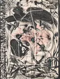 Unlikely clutch by Alfonso A. Ossorio, 1954, Ink, wax, watercolour and wash, sold Mar 2024