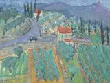 Olive grove, montauroux by Adrian Ryan, Oil on canvas, sold Mar 2024