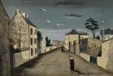 Soisy, french village by Fred Uhlman, Oil on board, sold Mar 2024