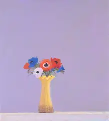 Anemones ii by John Miller, Oil on canvas, sold Mar 2024