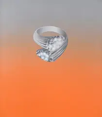 Silver ring (green) by Antony Donaldson, 1969, Acrylic on canvas, sold Mar 2024