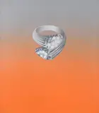 Silver ring (green) by Antony Donaldson, 1969, Acrylic on canvas, sold Mar 2024