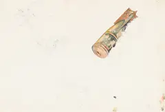 Bomb studies by Eric Kennington, Pencil and watercolour, heightened with white, sold Mar 2024