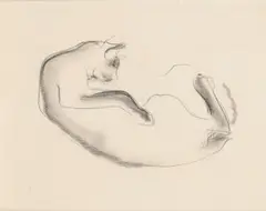Siamese cat by William McCance, Charcoal and pencil, offered Mar 2024
