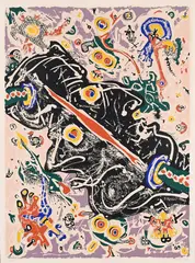 Janus by Alfonso A. Ossorio, Screenprint in colours, offered Mar 2024