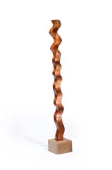 Untitled (totem) by Brian Wilsher, 2000, sculpture, sold Mar 2024