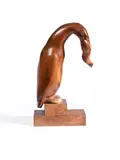 Fishing bird by Constance-Anne Parker, sculpture, sold Mar 2024