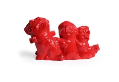 Pipeline (red, yellow, blue) by Alex Hoda, 2008, sculpture, sold Mar 2024