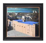 The playhouse cinema at leith walk by Louis Sinclair McNally, Oil on canvas, framed and glazed, sold Mar 2024