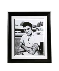Elvis presley tattoo by J. J. Adams, Mixed media, limited edition, offered Mar 2024
