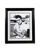 Elvis presley tattoo by J. J. Adams, Mixed media, limited edition, offered Mar 2024