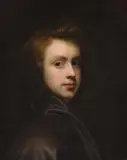 Self portrait aged eighteen by Enoch Seeman, Oil on canvas, sold Feb 2024