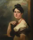 Portrait of elizabeth williams of gwersylt park by Thomas Lawrence, Oil on canvas, sold Feb 2024