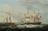 Shipping off garston at liverpool's 'south-end' by John Jenkinson, Oil on canvas, sold Feb 2024