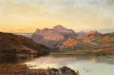 Blea tarn by Alfred de Breanski Senior, Oil on canvas, sold Feb 2024