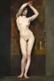 Nude by Henri Lucien Doucet, Oil on canvas, sold Feb 2024