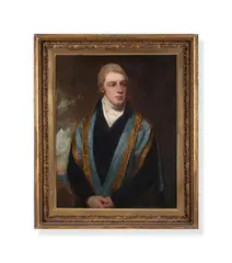 A portrait of francis reynolds moreton ducie by George Romney, Oil on canvas, sold Jan 2024