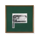 'green thoughts' snooker, punch illustration by Edward Ardizzone, Pen and pencil, mounted with baize, sold Jan 2024