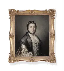 Portrait of lady standish by Joshua Reynolds, Oil on canvas, sold Jan 2024