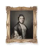 Portrait of lady standish by Joshua Reynolds, Oil on canvas, sold Jan 2024