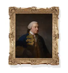 Admiral boscawen (son of viscount falmouth) by Allan Ramsay, Oil on canvas, sold Jan 2024