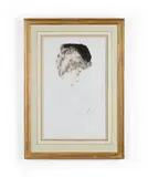 Madame letellier à l'aigrette by Paul César Helleu, Drypoint printed in colours, sold Jan 2024