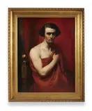 Portrait of the actor william charles macready by William Etty, 1838, Oil on canvas, sold Jan 2024