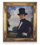 Portrait of the artist's wife ann grant by James Ardern Grant, Oil on canvas, sold Jan 2024