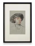 Portrait of the artist's wife ann grant by James Ardern Grant, oil, sold Jan 2024