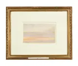 Cloud study by Hippolyte Flandrin, watercolour, sold Jan 2024