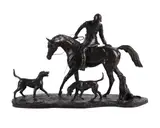 A cold cast bronze group by David Geenty, BRONZE, sold Jan 2024