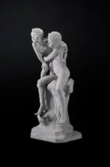 A large plaster group 'the springtide of life' by William R Colton Ra., bronze, sold Jan 2024