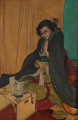Prayer by Austin Osman Spare, Watercolour and body-colour with pen and ink, sold Dec 2023