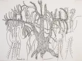 Woodland by Avinash Chandra, Pen and ink, sold Dec 2023