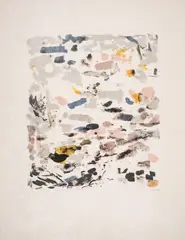 Petals by Henry Moore, Lithograph printed in colours, sold Dec 2023