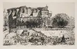 Basilique de la Daurade by Anthony Gross, Etching, offered Dec 2023