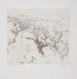 Vignes au Moi de Mai by Anthony Gross, Engraving, offered Dec 2023