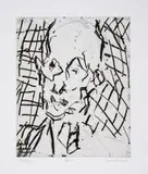Bill by Frank Auerbach, Etching, offered Dec 2023