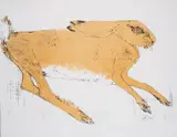 Hare by Elisabeth Frink, Lithograph printed in colours, sold Dec 2023