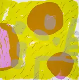 Garden Print by Patrick Heron, Lithograph printed in colours, sold Dec 2023