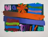 Star IV by Albert Irvin, Screenprint with woodblock in colours, sold Dec 2023