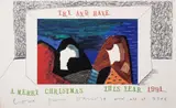 Try and Have A Merry Christmas This Year by David Hockney, print, offered Dec 2023