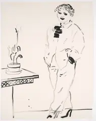 Celia Amused by David Hockney, Lithograph, sold Dec 2023