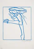Stamped Indelibly by Allen Jones, pencil, offered Dec 2023