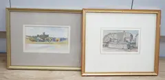 A Devon Cottage by Arthur Abbott, watercolour, sold May 2024