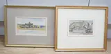 A Devon Cottage by Arthur Abbott, watercolour, sold May 2024