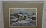 Winter morning by Keith Burtonshaw, watercolour, offered May 2024